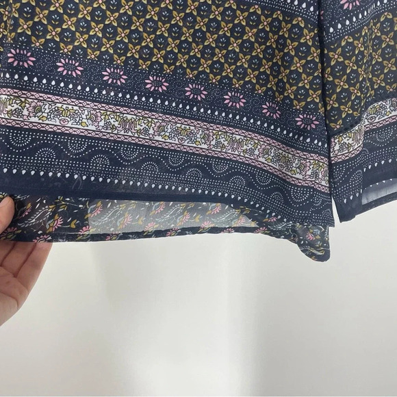 Patrons of Peace Bohemian Open Back Blouse Size Medium - Picture 4 of 8